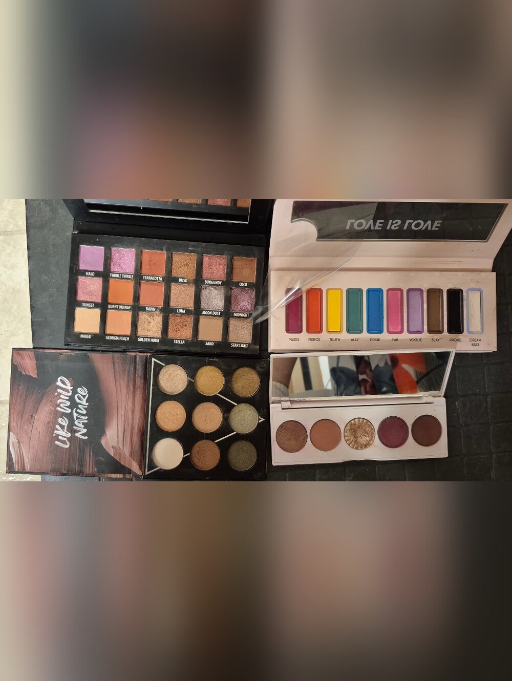 4 Eyeshadow Pallets